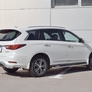 Защита заднего бампера d63 на RUSSTAL Infiniti QX60 (2016-2021)