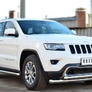 Защита порогов d63 вариант 3 RUSSTAL Jeep Grand Cherokee (2013-2022)