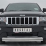 Защита переднего бампера d76х42 дуга RUSSTAL Jeep Grand Cherokee (2012-2023)