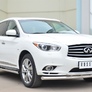 Пороги труба d63 вариант 3 RUSSTAL Infiniti JX35-QX60 (2013-2016)