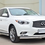 Защита переднего бампера d63 секции RUSSTAL Infiniti JX35-QX60 (2013-2016)