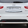 Защита заднего бампера d76 дуга RUSSTAL Infiniti JX35-QX60 (2013-2016)