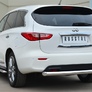 Защита заднего бампера d76 дуга RUSSTAL Infiniti JX35-QX60 (2013-2016)