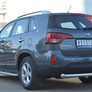 Защита заднего бампера d76 дуга RUSSTAL Kia Sorento (2012-2020)