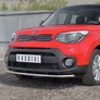 Защита переднего бампера d42 секции RUSSTAL Kia Soul (2017-2019)