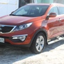 Защита порогов d76 с проступями Kia Sportage (2010-2016)