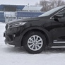 Защита переднего бампера d42 секции RUSSTAL Kia Sorento Prime (2018-2020)