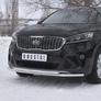 Защита переднего бампера d42 секции-d42 дуга RUSSTAL Kia Sorento Prime (2018-2020)