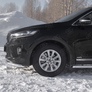 Защита переднего бампера d63 секции RUSSTAL Kia Sorento Prime (2018-2020)