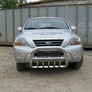 Кенгурятник d76 низкий с защитой картера Kia Sorento NEW (2006-2010)