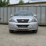 Защита переднего бампера d57 с защитой картера Kia Sorento NEW (2006-2010)