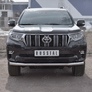 Защита переднего бампера d63 секции RUSSTAL Toyota Land Cruiser Prado 150 (2017-2021)