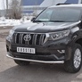 Защита переднего бампера d63 секции RUSSTAL Toyota Land Cruiser Prado 150 (2017-2021)