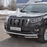 Защита переднего бампера d63 секции-d63 уголки RUSSTAL Toyota Land Cruiser Prado 150 (2017-2021)