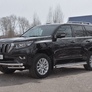 Защита переднего бампера d63 секции-d63 уголки RUSSTAL Toyota Land Cruiser Prado 150 (2017-2021)