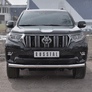 Защита переднего бампера d76 секции RUSSTAL Toyota Land Cruiser Prado 150 (2017-2021)