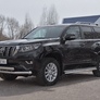 Защита переднего бампера d76 секции-d75х42 дуга RUSSTAL Toyota Land Cruiser Prado 150 (2017-2021)
