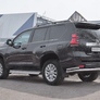 Защита заднего бампера d63 секции d42 уголки RUSSTAL Toyota Land Cruiser Prado 150 (2017-2021)