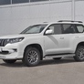 Защита переднего бампера d63 секции RUSSTAL Toyota Land Cruiser Prado 150 Style (2019-2024)