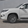 Защита переднего бампера d63 дуга-d63 уголки+клыки RUSSTAL Toyota Land Cruiser Prado 150 Style (2019-2024)