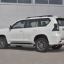 Защита заднего бампера d63 секции RUSSTAL Toyota Land Cruiser Prado 150 Style (2019-2024)