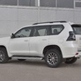 Защита заднего бампера d63 дуга d42 дуга RUSSTAL Toyota Land Cruiser Prado 150 Style (2019-2024)