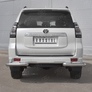 Защита заднего бампера уголки d76 секции RUSSTAL Toyota Land Cruiser Prado 150 Style (2019-2024)