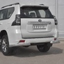 Защита заднего бампера уголки d76 секции RUSSTAL Toyota Land Cruiser Prado 150 Style (2019-2024)