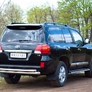 Защита заднего бампера d76х63 RUSSTAL Toyota Land Cruize 200 (2007-2011)