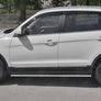 Пороги труба d75х42 овал с проступью RUSSTAL Lifan X70 (2018-2021)