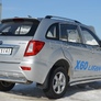 Защита заднего бампера d76 дуга RUSSTAL Lifan X60 (2011-2016)