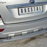 Защита заднего бампера d76/d42 дуга RUSSTAL Lifan X60 (2011-2016)