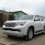 Защита переднего бампера d57+d57 двойная с защитой картера Lexus GX 460 (2010-2013)