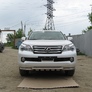 Защита переднего бампера d57+d57 двойная с защитой картера Lexus GX 460 (2010-2013)