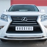 Защита переднего бампера d63 секции d63 дуга RUSSTAL Lexus GX (2014-2019)