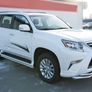 Защита переднего бампера d63 секции d42х2 уголки RUSSTAL Lexus GX (2014-2019)