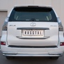 Защита заднего бампера d63 секции d42 уголки RUSSTAL Lexus GX (2014-2019)