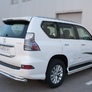 Защита заднего бампера d63 секции d42 уголки RUSSTAL Lexus GX (2014-2019)