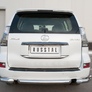 Защита заднего бампера уголки d76секции d42 секции RUSSTAL Lexus GX (2014-2019)