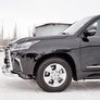 Защита переднего бампера d76 секция-d63 дуга RUSSTAL Lexus LX (кроме F-Sport) (2015-2022)