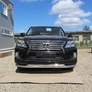 Защита переднего бампера d76+d57 двойная Lexus LX 570 (2012-2022)