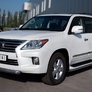 Защита переднего бампера d76 (короткая) RUSSTAL Lexus LX 570 (2012-2015)
