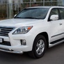 Защита переднего бампера d76/75х42 RUSSTAL Lexus LX 570 (2012-2015)