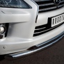 Защита переднего бампера d76х42 дуга RUSSTAL Lexus LX 570 (2012-2015)