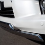 Защита переднего бампера d75х42/75х42 овалы RUSSTAL Lexus LX 570 (2012-2015)