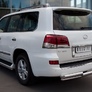 Защита заднего бампера d76/d42 ступень RUSSTAL Lexus LX 570 (2012-2015)