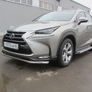 Защита переднего бампера d57 Lexus NX 300h (2014-2021)