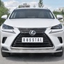 Защита переднего бампера d42 секции RUSSTAL Lexus NX 300 (2017-2021)
