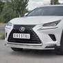 Защита переднего бампера d42 секции RUSSTAL Lexus NX 300 (2017-2021)