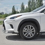 Защита переднего бампера d42 секции-d42 дуга RUSSTAL Lexus NX 300 (2017-2021)